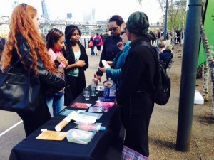 Stall on Bankside - Hope UK